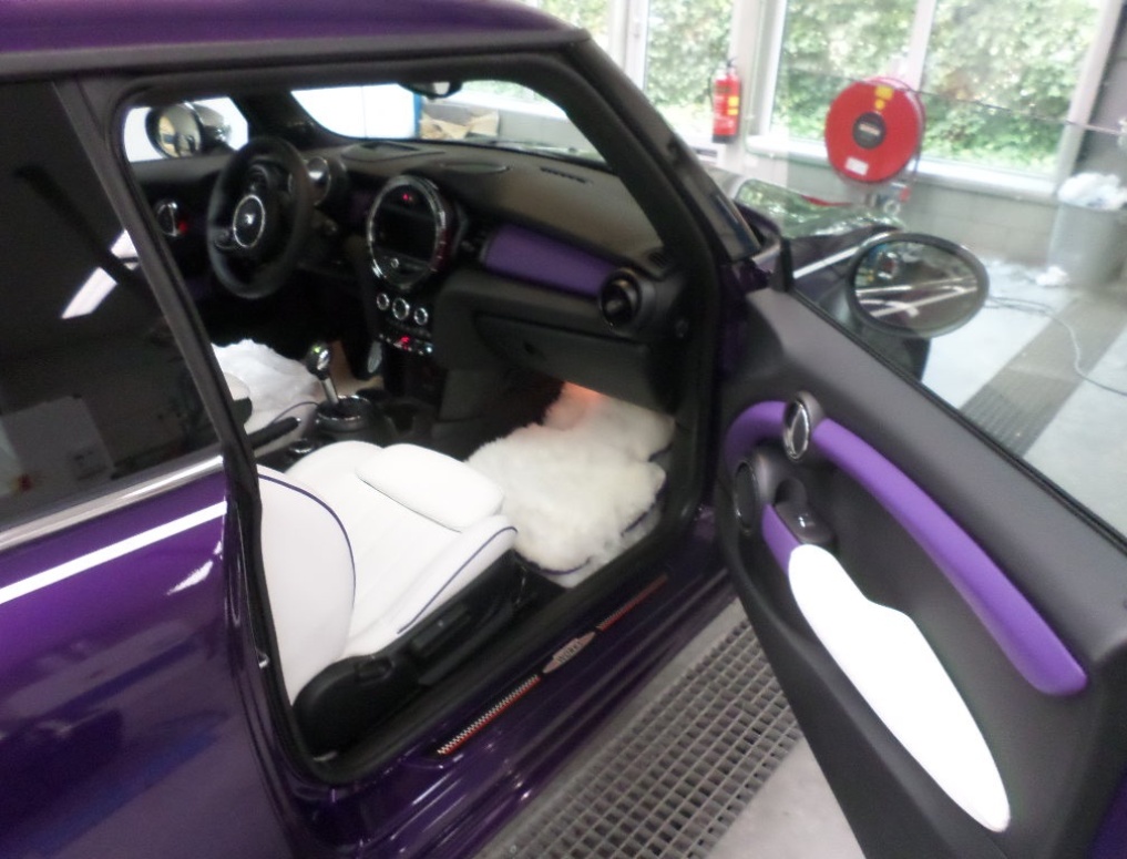 Mini Rolls Royce purple